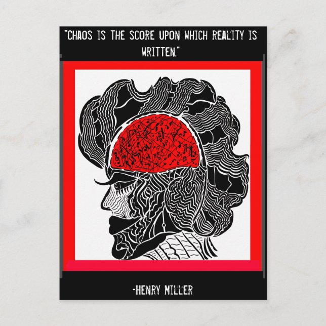 Chaos & Reality Design Postcard (Front)