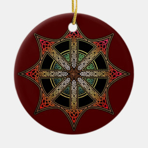 Chaos Star Pendant/Ornament Ceramic Tree Decoration
