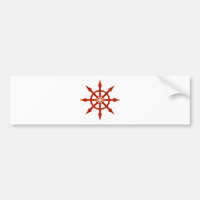 Chaos Symbol Bumper Sticker (Front)