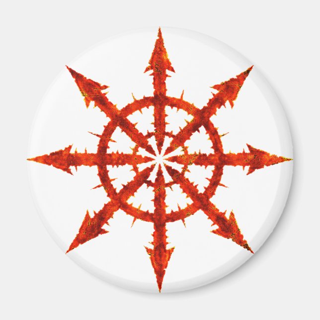 Chaos Symbol Magnet (Front)