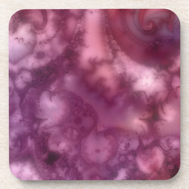 Chaos Tie-Dyed Cork Coaster (Front)