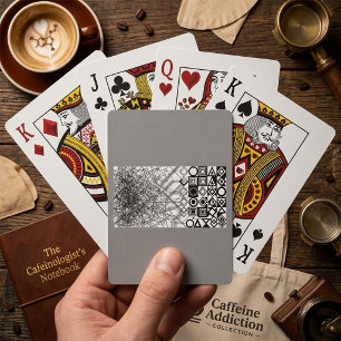 Chaos to Order Abstract Geometric Playing Cards