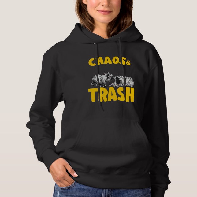 Chaos & Trash Garbage Panda Raccoon  7 Hoodie (Front)