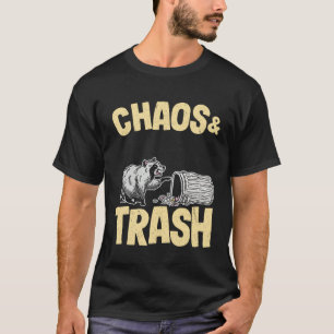 Chaos & Trash Garbage Panda  Raccoon T-Shirt