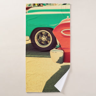 Chaos wall art. Artistic vibrant and colourful wal Bath Towel
