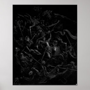Chaos Watches Gustave Dore Poster
