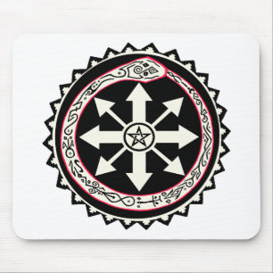 Chaos with Ouroburos Snake Mouse Pad