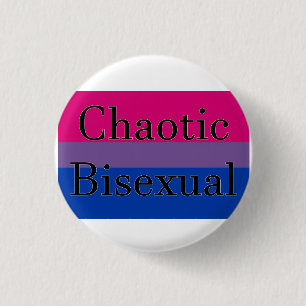 Chaotic Bisexual 3 Cm Round Badge