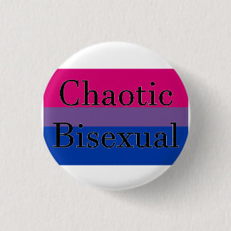 Chaotic Bisexual 3 Cm Round Badge