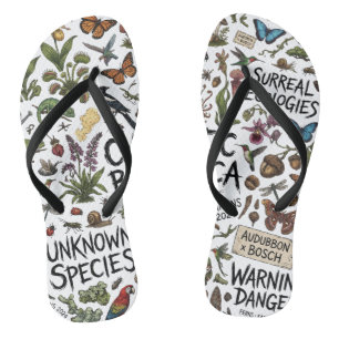 Chaotic Botanica Surreal Ecologies Illustration Pr Thongs