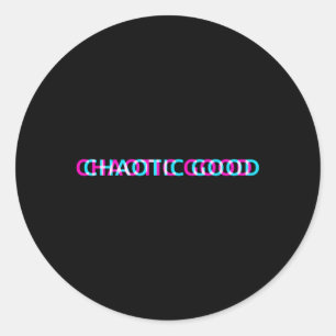 Chaotic Classic Round Sticker