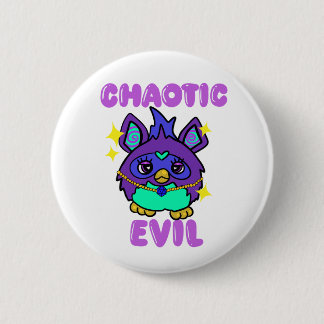 Chaotic Evil Furb 6 Cm Round Badge