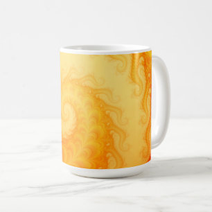 Chaotic Fractal Swirl Abstract Art Coffee Mug