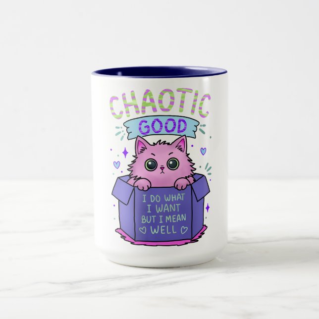 Chaotic Good Cat | I Do What I Want Mug (Center)