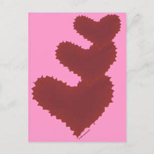 Chaotic Heart jagged edge bad romance I love you Postcard