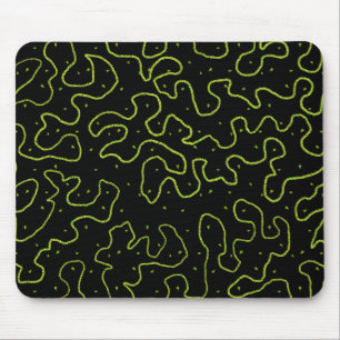 Chaotic lines mouse pad