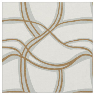 Chaotic lines thin coastal mediterranean sage blue fabric