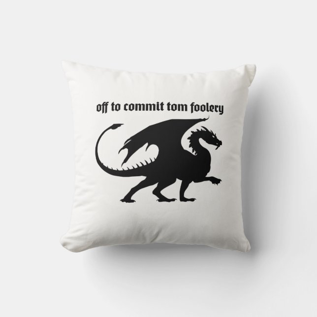 Chaotic Little Dragon Cushion (Front)