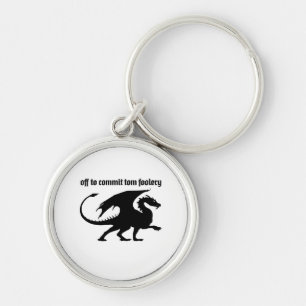 Chaotic Little Dragon Key Ring
