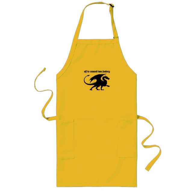 Chaotic Little Dragon Long Apron (Front)