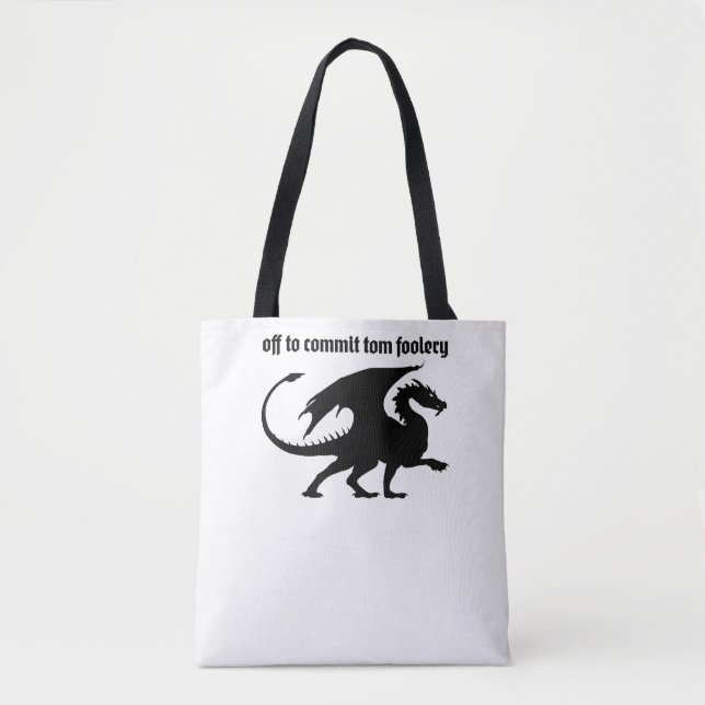 Chaotic Little Dragon Tote Bag (Front)