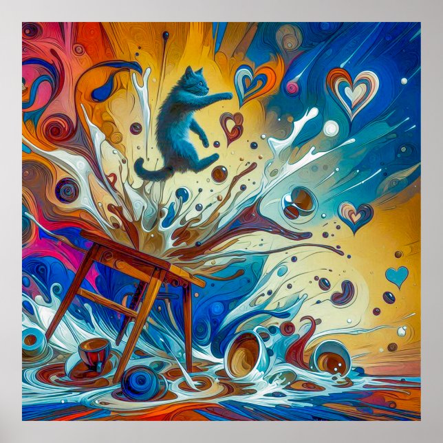 Chaotic Love Spill Poster (Front)