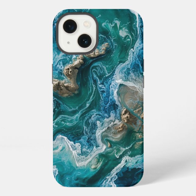 Chaotic Marbel iPhone / iPad case (Back)