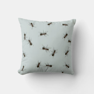 Chaotic Red Ants Stylish Pattern Cushion