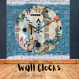 Chaotic Times Acrylic Wall Clock