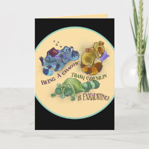 Chaotic Trash Gremlin, sleepy raccoons Card