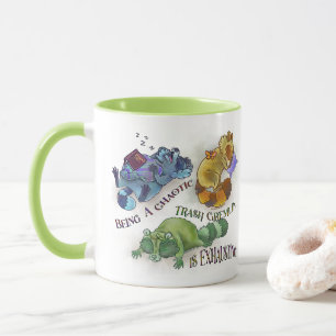 Chaotic Trash Gremlin, sleepy raccoons Mug