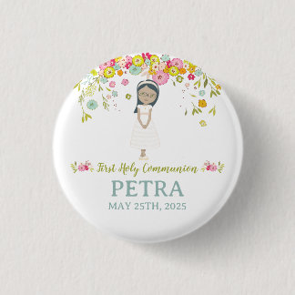 chapa pequeña PETRA Primera Comunión 3 Cm Round Badge