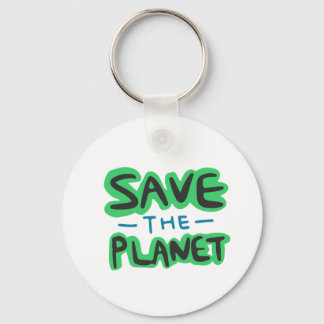 Chapa Save the Planet Type Key Key Ring