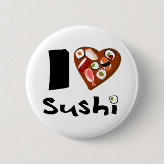 chapailovesushi 6 cm round badge