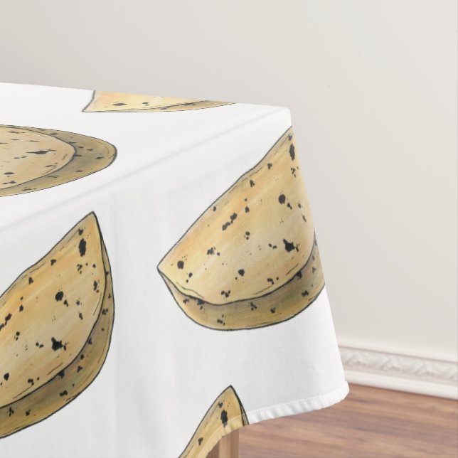 Chapati Roti India Indian Food Bread Flatbread Tablecloth (In Situ)