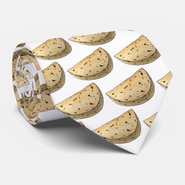 Chapati Roti Indian Food Bread Flatbread Bakery Tie (Rolled)