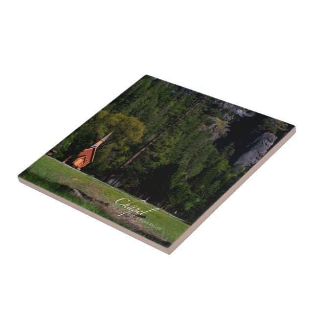 Chapel at Yosemite Ceramic Tile (Side)