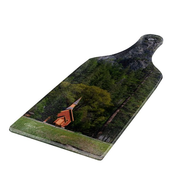 Chapel at Yosemite Cutting Board (Corner)