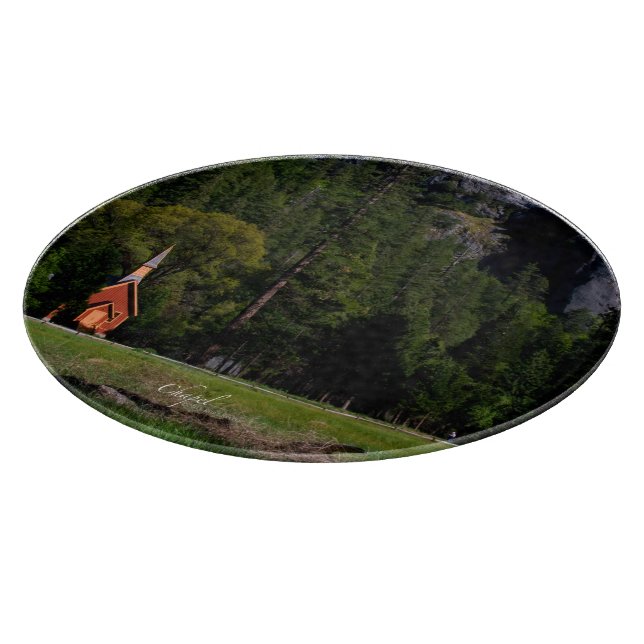 Chapel at Yosemite Cutting Board (Corner)