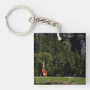 Chapel at Yosemite Key Ring