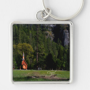Chapel at Yosemite Key Ring