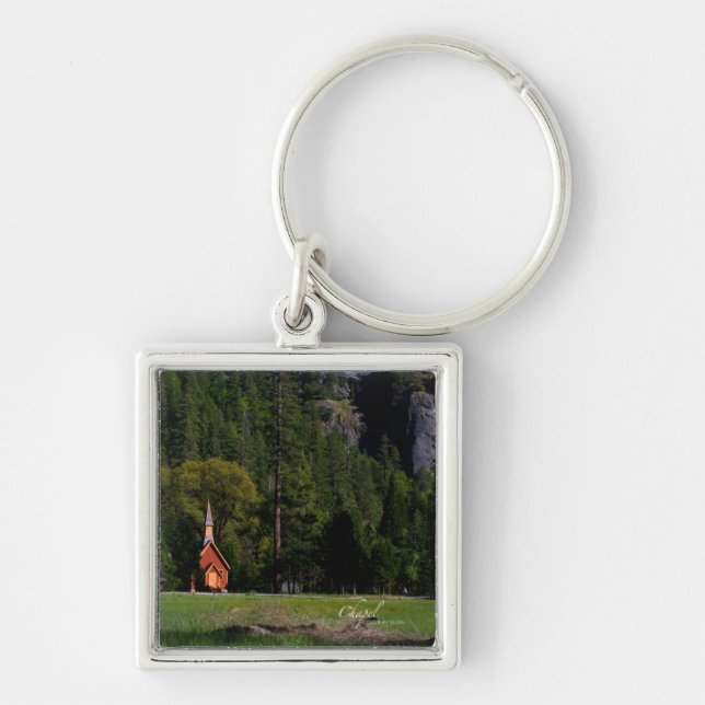 Chapel at Yosemite Key Ring (Front)