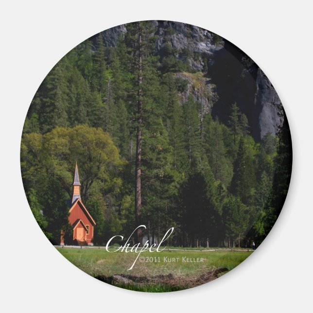Chapel at Yosemite Magnet (Front)