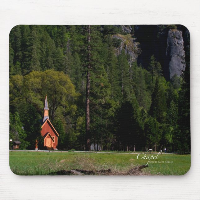 Chapel at Yosemite Mouse Pad (Front)