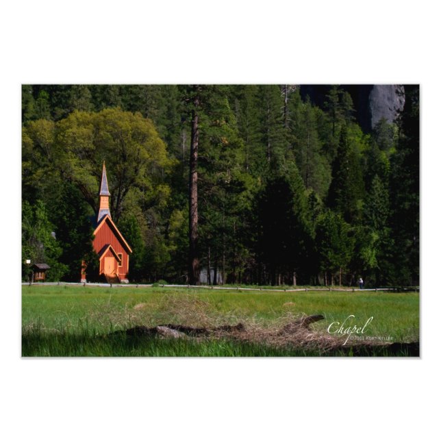 Chapel at Yosemite Photo Print (Front)