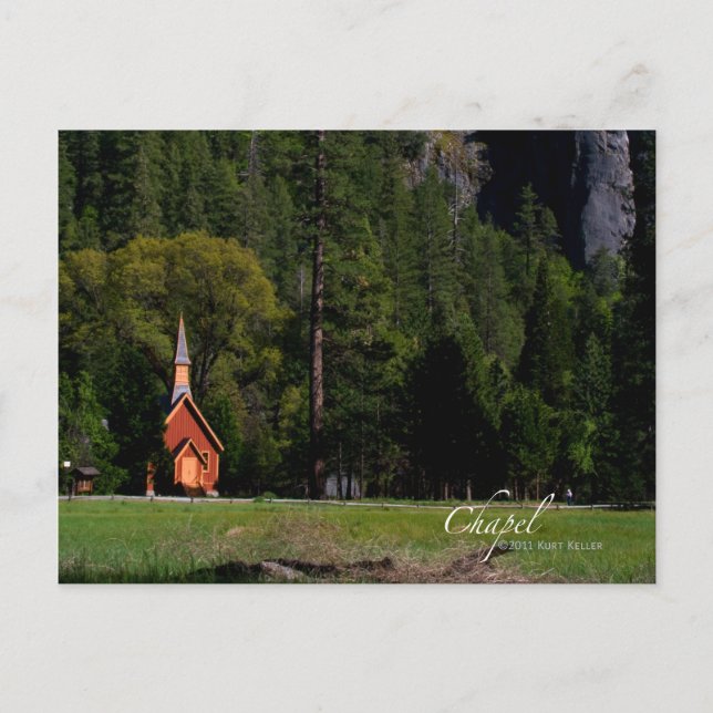 Chapel at Yosemite Postcard (Front)