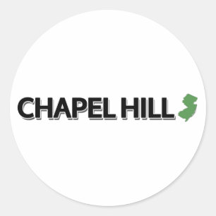 Chapel Hill, New Jersey Classic Round Sticker