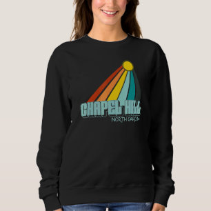 Chapel Hill North Carolina Sunset 70s 80s Retro St Sweatshirt