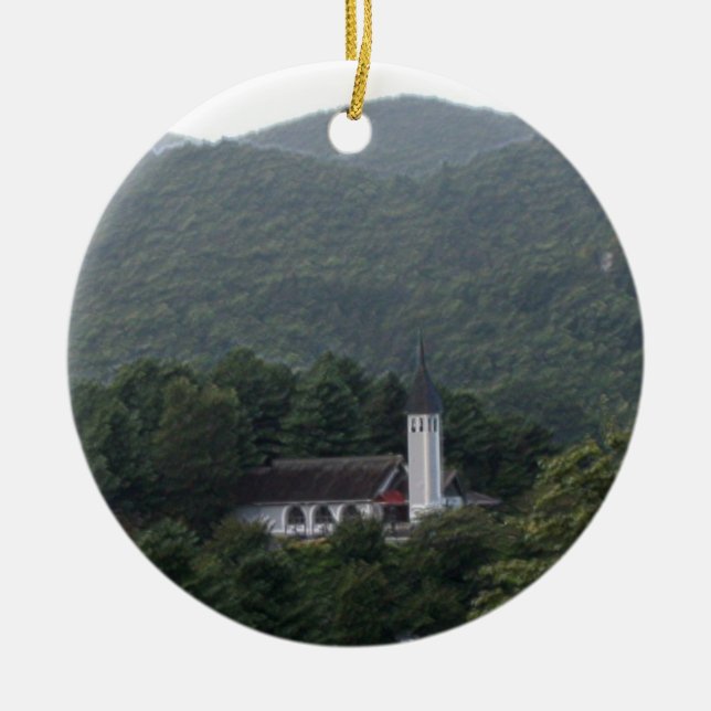 Chapel in Sky Valley Ornament (Front)