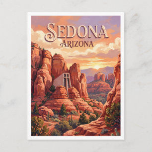 Chapel of the Holy Cross Sedona Arizona Postcard